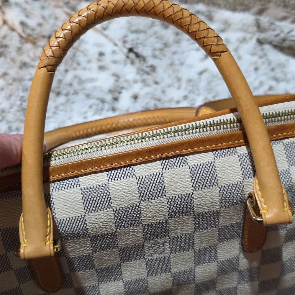 Louis Vuitton Damier Azur Riviera Handbag 2 Way - Picture 12 of 17